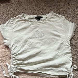 Pastel green graphic tee